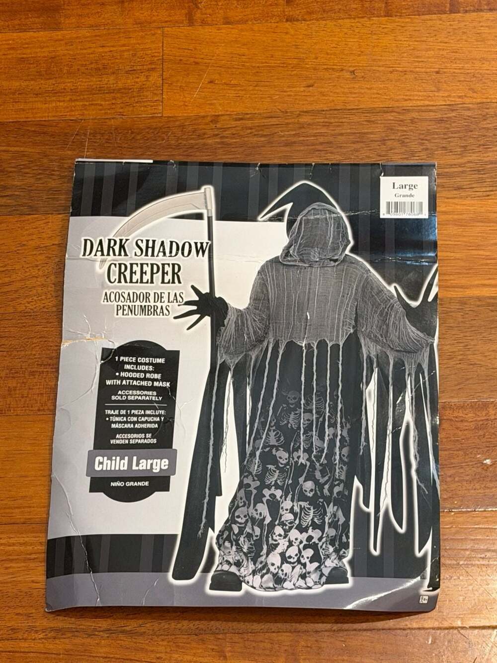 Dark Shadow Creeper Costume Size Large